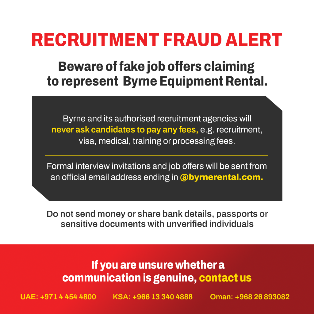 Recruitment Fraud Alert